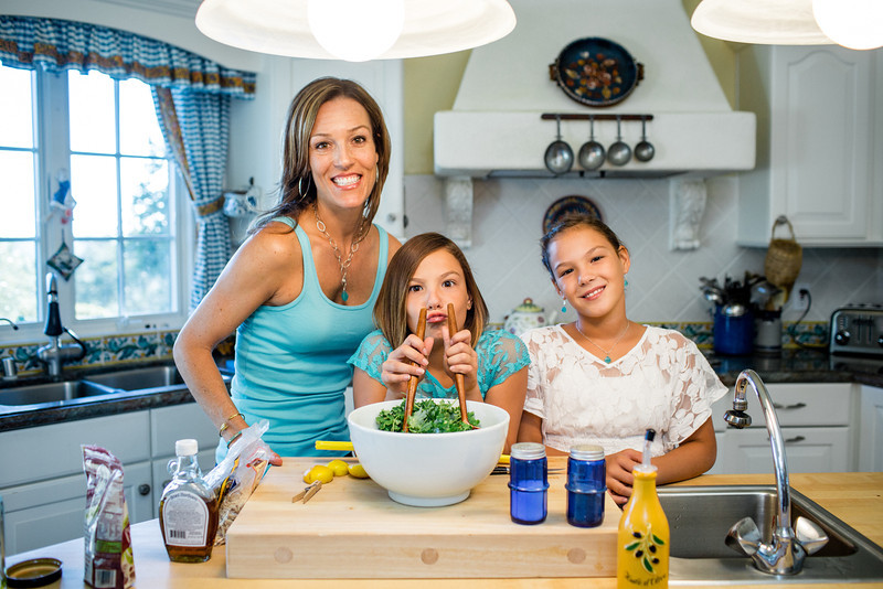 Elisabeth Kahan, M.S. and her Girls Enjoying Life