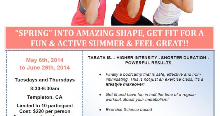 Tabata Bootcamp with Elisabeth Kahan, M.S.